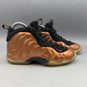 Nike Air Foamposite Little Posite One Copper Sneakers Size 4Y 644791-004